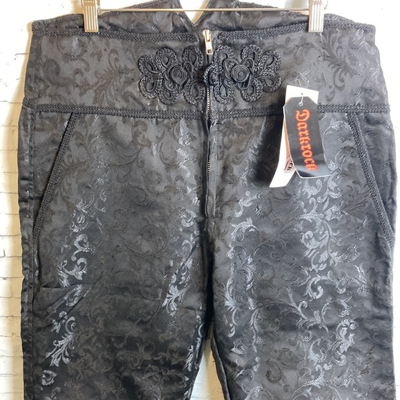 Dark Rock Gothic Clothing NWT Men’s Apocrypha Trousers Pant 36 Steampunk Brocade - Picture 7 of 16